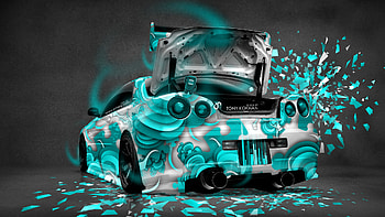 Nissan Skyline GTR R34 JDM Domo Kun Toy Car 2014 ... HD wallpaper