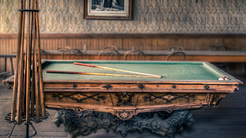Hand-made table, Billiards HD wallpaper
