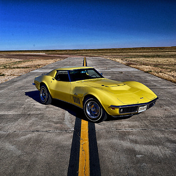 Chevrolet, Cars, Corvette, 1969 HD phone wallpaper