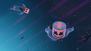 Marshmello Fortnite, fortnite, games, 2019-games, marshmello HD wallpaper
