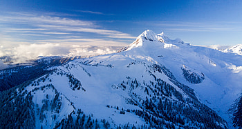 Nature, Mountains, Snow, Vertex, Top HD wallpaper