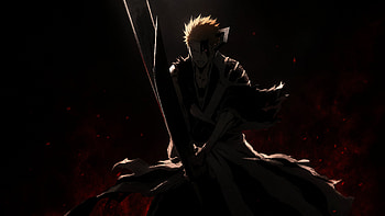 Bleach: Thousand-Year Blood War — Ichigo's Shadow Requiem, Anime, Sword, Silhouette, Warrior HD wallpaper