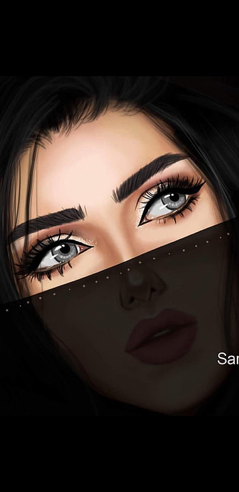 Girly, eye, nose HD phone wallpaper
