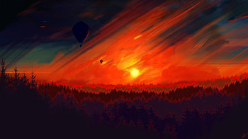 Twilight Morning, twilight, morning, artist, artwork, digital-art, deviantart HD wallpaper