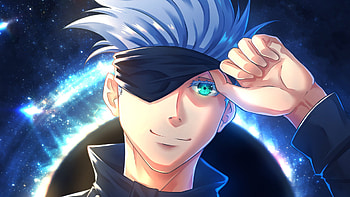 Blue Eyes Satoru Gojo Jujutsu Kaisen HD wallpaper
