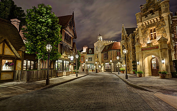 Epcot UK Pavilion, Towns HD wallpaper