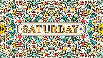 Vibrant Saturday: A Ultra Experience, saturday, colorful pattern, decorative, illustration, design HD wallpaper