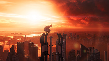 Peter Sunset, video game, Marvel's Spider-Man 2 HD wallpaper