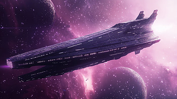 Sci-Fi Spaceship in Stunning Ultra, Sci Fi, spaceship, space, galaxy, nebula HD wallpaper