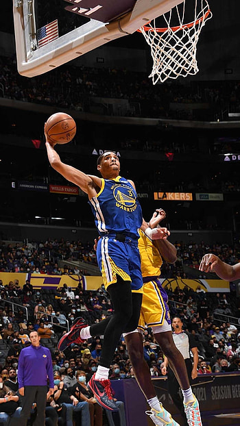 Lakers vs Warriors, Jordan Poole HD phone wallpaper