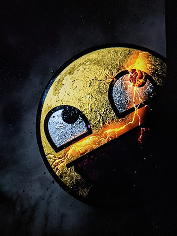 Smile emoji, lol HD phone wallpaper