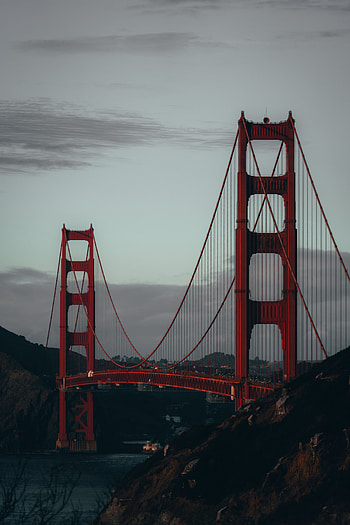 Cities, Twilight, City, Dusk, Hills, Bridge, San Francisco HD phone wallpaper