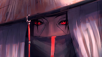 Red Eyes Itachi Uchiha Naruto HD wallpaper
