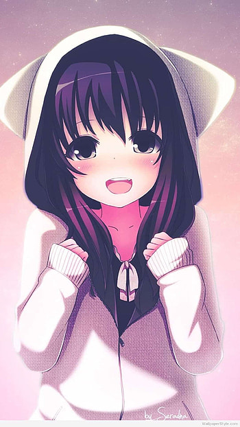 Anime girls, Expressive emotions, Stunning artwork, Captivating beauty HD phone wallpaper