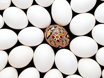 The_Splendor_of_Easter, white, abstract, easter, eggs, textures HD wallpaper