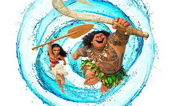 Dwayne Johnson As Maui Moana, moana, movies, 2016-movies, animated-movies, disney HD wallpaper