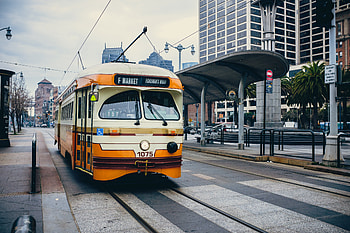 Transport, Cars, City, Tram HD wallpaper