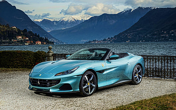 Ferrari Portofino M, , supercars, 2021 cars, blue cabriolet, R, 2021 Ferrari Portofino M, italian cars, Ferrari HD wallpaper