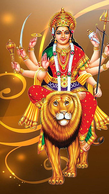 Durga Maa, katyayani, devotional HD phone wallpaper