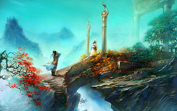 Temple Digital Art, temple, artist, digital-art HD wallpaper