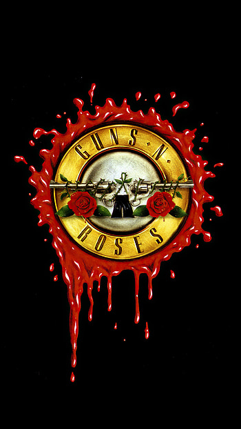 Guns N' Roses dark minimal, , , Music rock band HD phone wallpaper