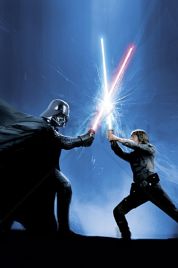 Luke Skywalker, Darth Vader HD phone wallpaper