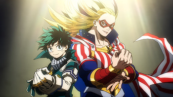 Anime, My Hero Academia, Izuku Midoriya, Cathleen Bate, Star and Stripe HD wallpaper