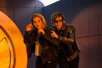 Evan Peters And Jennifer Lawrence, x-men-apocalypse, movies, 2016-movies HD wallpaper