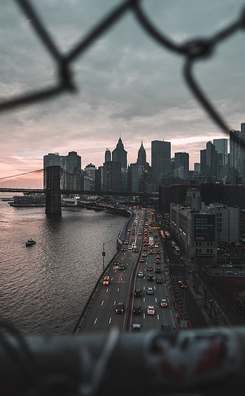 Cities, Architecture, City, Building, Coast, Road, New York HD phone wallpaper