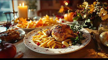 Thanksgiving Dinner Delight - Ultra, thanksgiving dinner, comfort food HD wallpaper