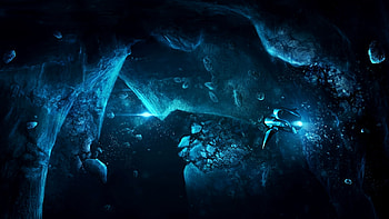 Submarine Expedition, boat, abyss, awesome, shuttle, outstanding, wonderful, nice, darkness, snow, fantastic, underwater, amazing, water, ocean, hill, travel, stunning, sea, journey, beautiful, expedition, rocks, stones, mountain, pretty, light, bubbles, ice, skyphoenixx1, submarine HD wallpaper