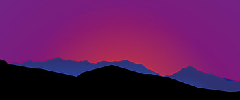 Mountain Sunset Minimal , mountains, sunset, minimalism, minimalist, artist, artwork, digital-art HD wallpaper