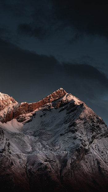 Shining peak sunset, , Samsung Galaxy beauty, Mountain charm HD phone wallpaper