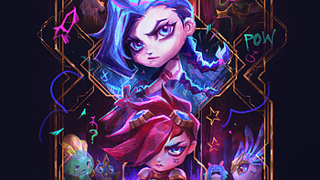 Jinx VI Arcane HD wallpaper