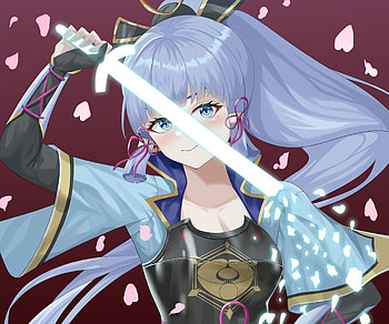 Kamisato Ayaka, Kamisato Ayaka (Genshin Impact), video game, Genshin Impact HD wallpaper