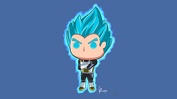 Anime boy, Vegeta, minimal, dragon ball super, artwork HD wallpaper