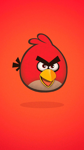 Minimalist Angry Birds , High definition, Crazy design, Character showcase HD phone wallpaper