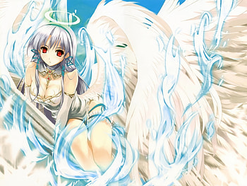 Anime angel, anime angel girl, angel, girl, anime HD wallpaper