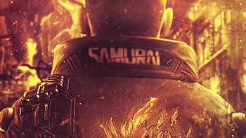 Samurai Burning Jacket Cyberpunk 2077, cyberpunk-2077, 2021-games, games, ps-games, xbox-games, pc-games HD wallpaper