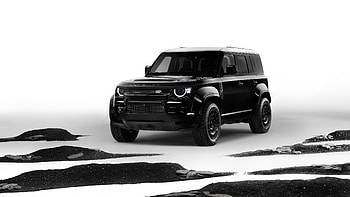Land Rover Defender OCTA, Vehicle, Black Car, White HD wallpaper