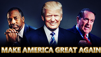Make America Great Again, gop, bernie sanders, Donald Trump, President, republican, Ben Carson, Mike Huckabee, conservative HD wallpaper