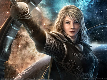 space commander, space, fantsy HD wallpaper