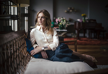 Natalia Vodianova, Sharing beauty routine HD wallpaper