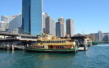Building, Vehicles, Ferry, Australia, Boat, Circular Quay, City, Harbor, Sydney, Wharf HD wallpaper