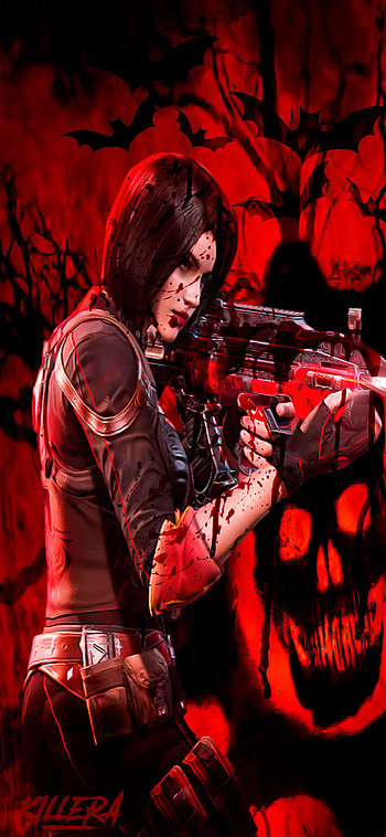Artery, red, art, game, fps, mobile, codm HD phone wallpaper