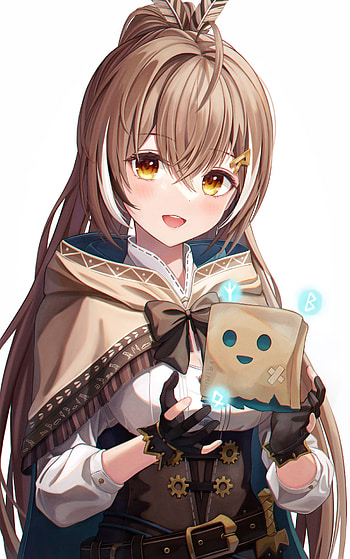 Nanashi mumei, hololive council, hololive-en, vtuber, hololive HD phone wallpaper