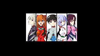 Kaworu Nagisa, Anime, Neon Genesis Evangelion, Asuka Langley Sohryu, Mari Makinami Illustrious, Rei Ayanami, Shinji Ikari, Evangelion HD wallpaper