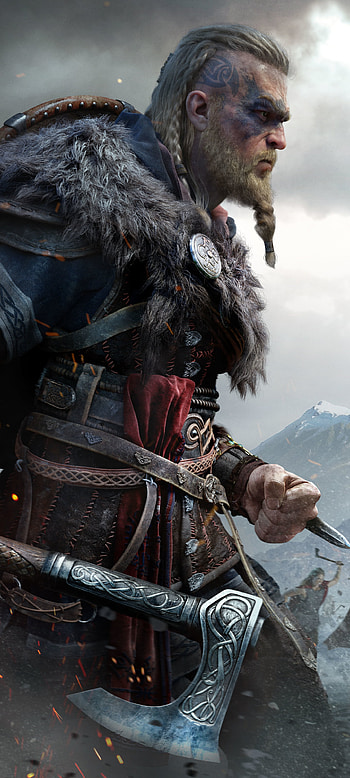 Assassin's Creed Valhalla — Viking , Assassin's Creed, video game HD phone wallpaper