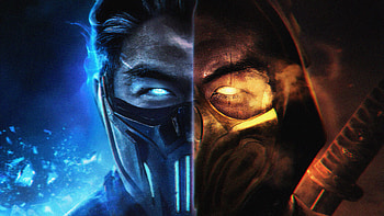 MORTAL KOMBAT SUBZERO AND SCORPION, sub-zero, scorpion, mortal-kombat, games, deviantart HD wallpaper