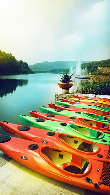 Kayaks, Canoeing HD phone wallpaper